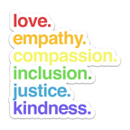 'Kindness Is' Pride Magnet