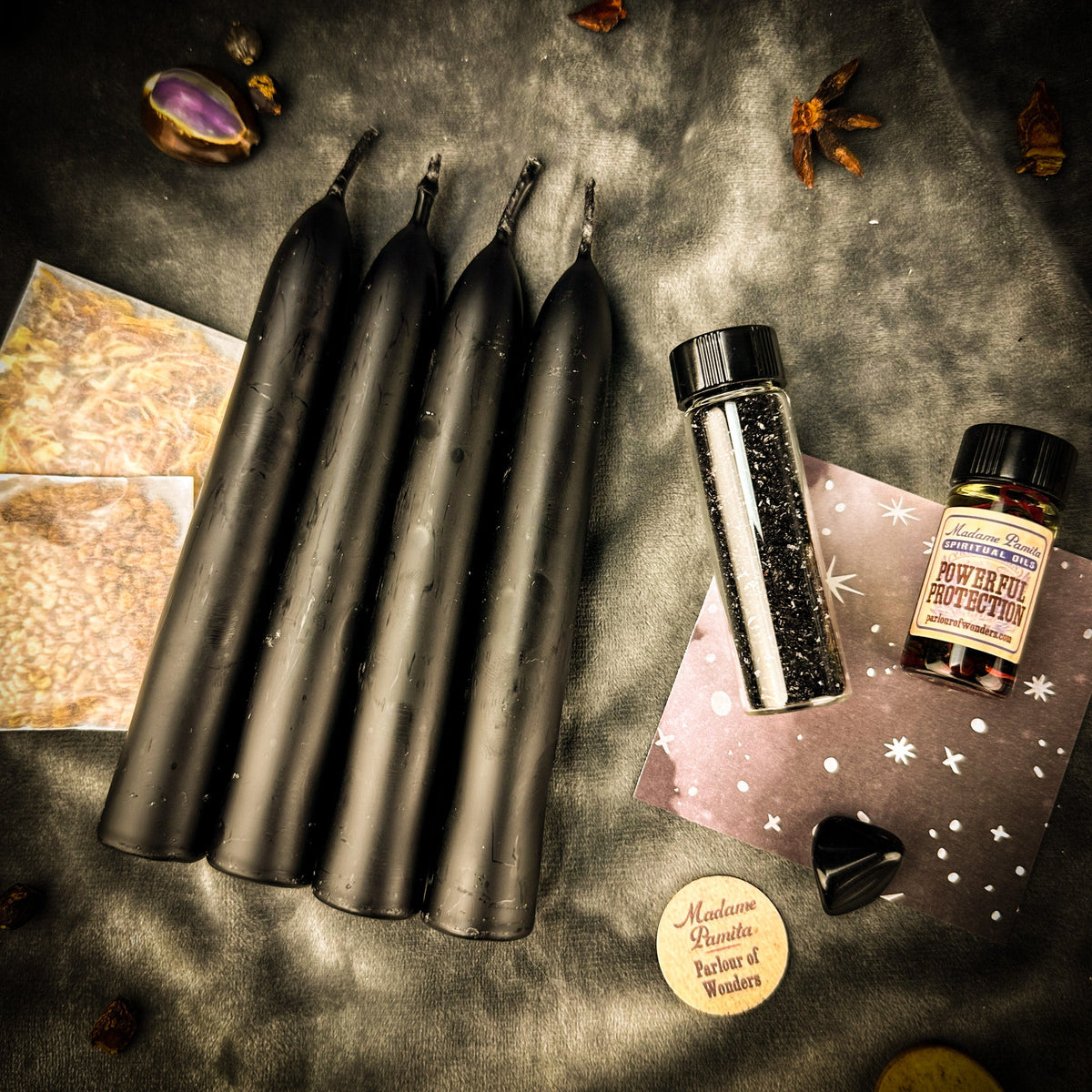 Protection Candle Spell Booster Pack - Add Spiritual Defense to Any Candle Spell Kit
