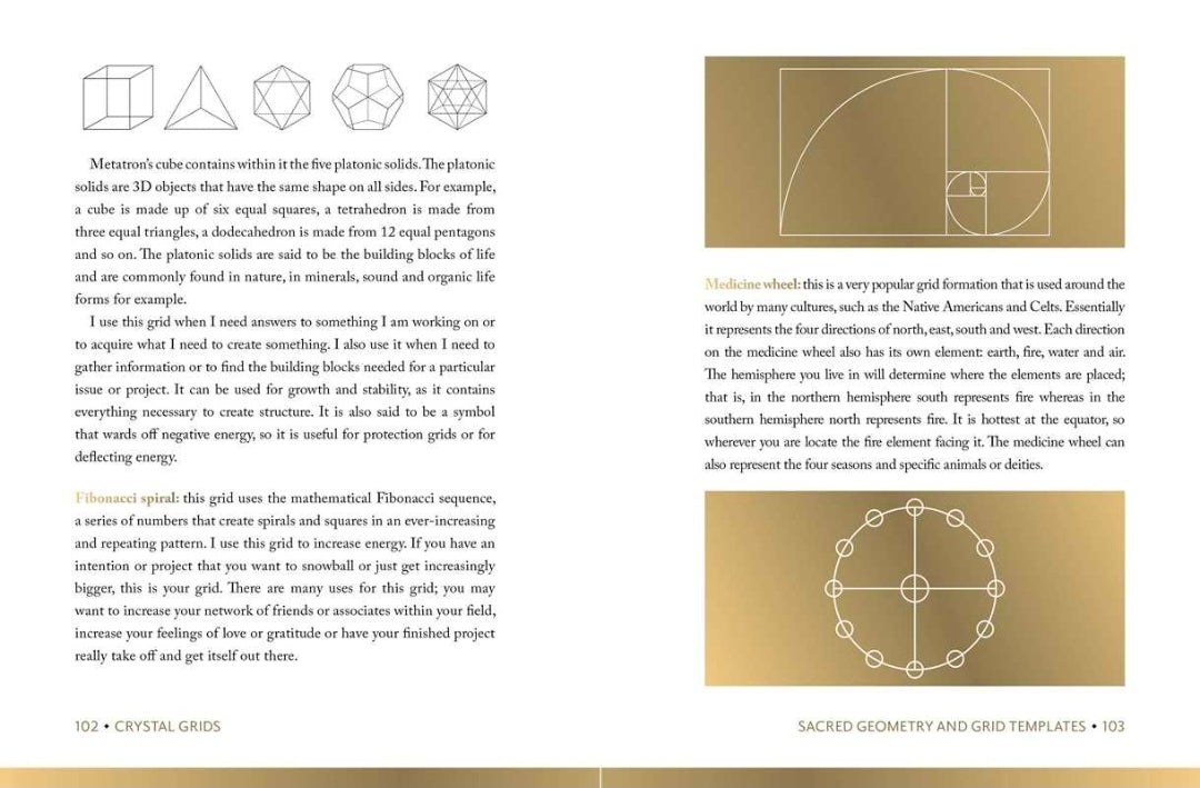 Crystal Grids Book By Nicola Mcintosh - Master the Secrets of Manifestation