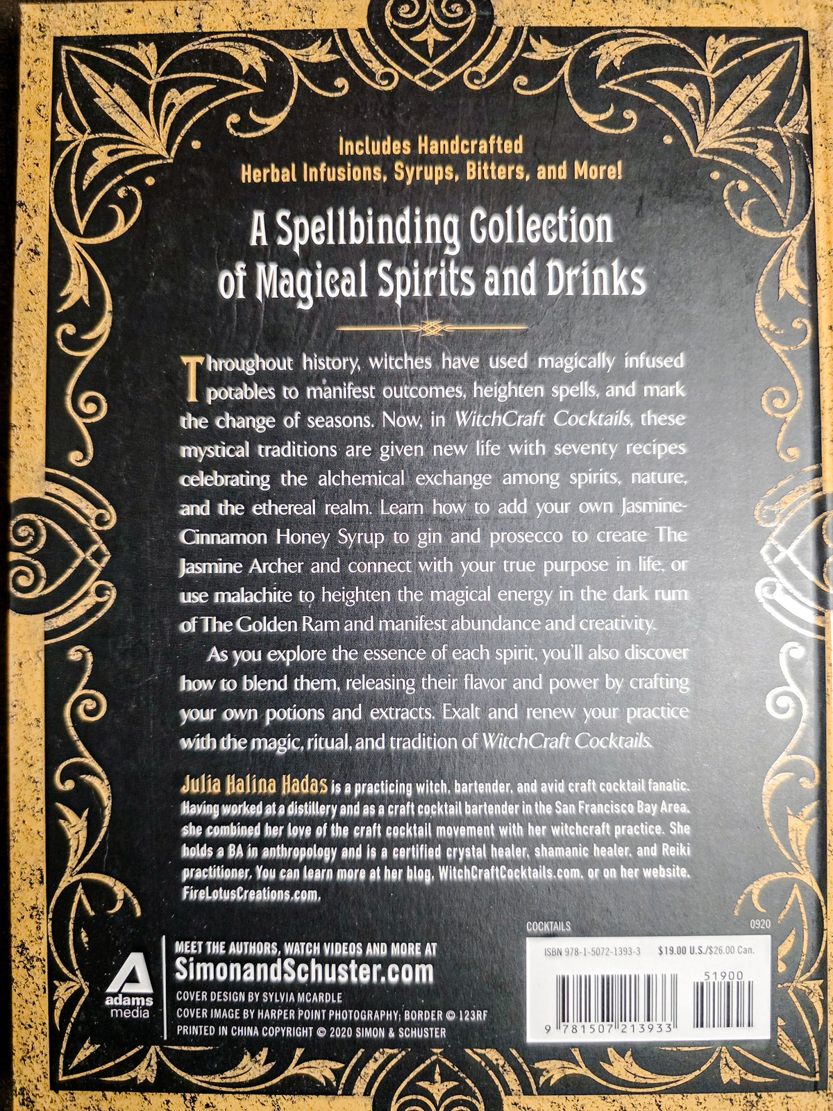 Witchcraft Cocktails Recipe Book By Julia Halina Hadas