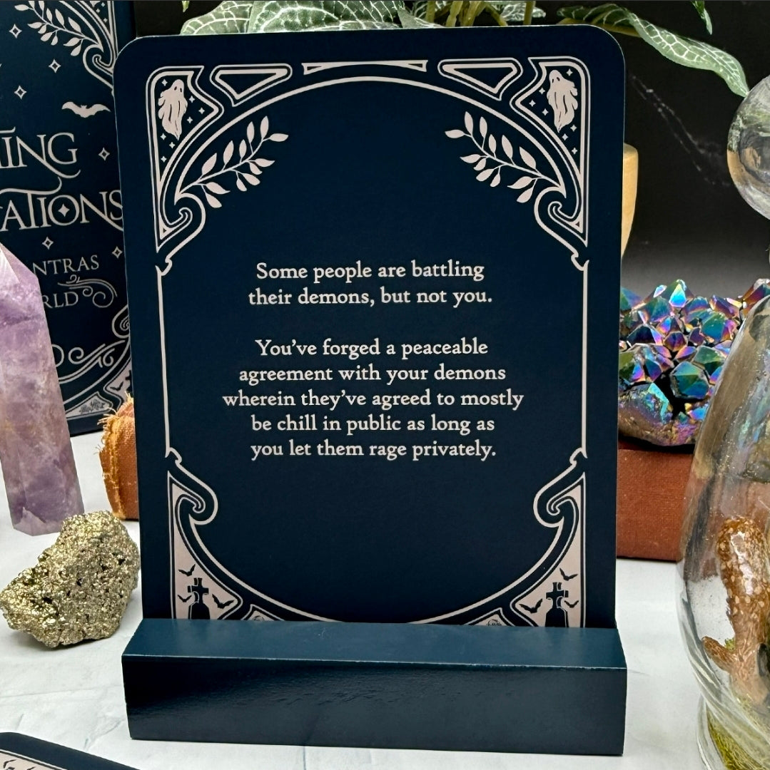 Haunting Affirmations Card Set by Boredwalk