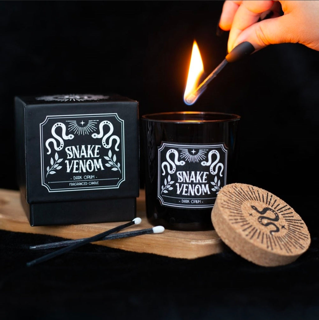 Snake Venom Dark Opium Candle - Small Jar